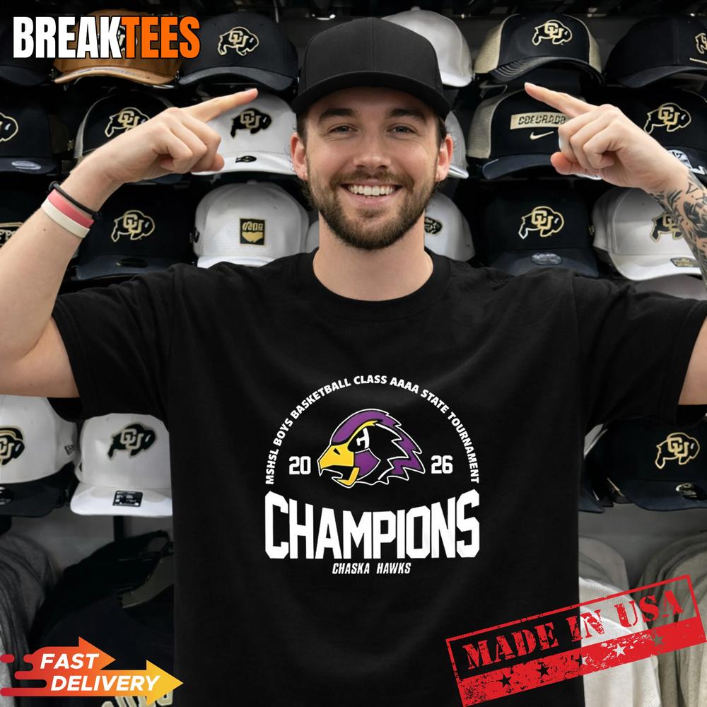 Chaska Hawks MSHSL Boys Basketball Class AAAA State - Adult & Kids T-Shirts, Sweatshirts & Hoodies apparel design preview 1