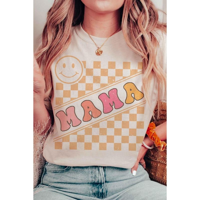 Checkered Mama Mom Life - Adult & Kids T-Shirts, Sweatshirts & Hoodies apparel design preview 1