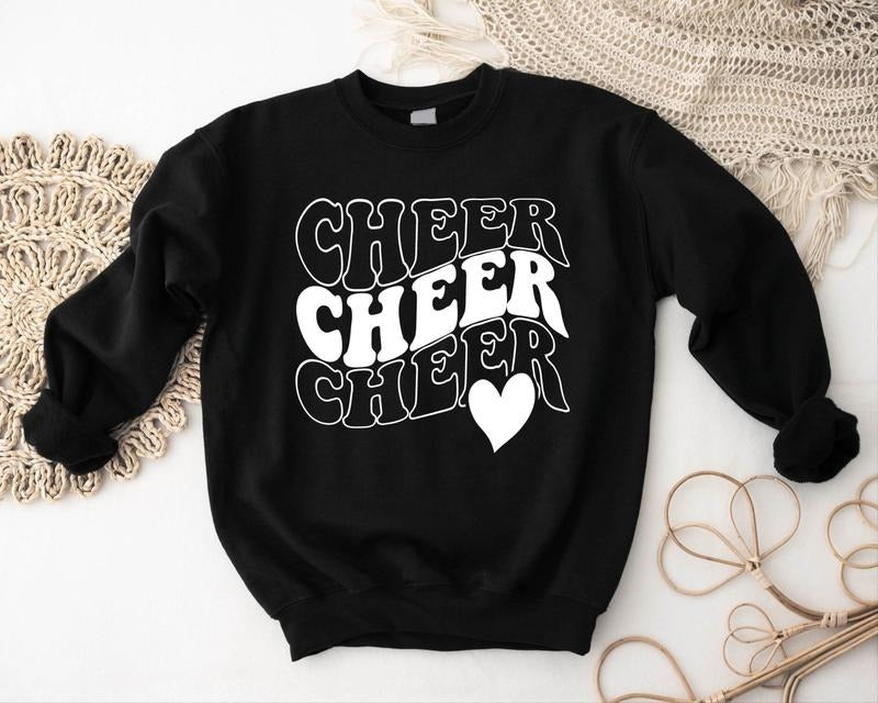 Cheer Cheerleading Matching Squad Sport Team Support - Adult & Kids T-Shirts, Sweatshirts & Hoodies apparel design preview 1