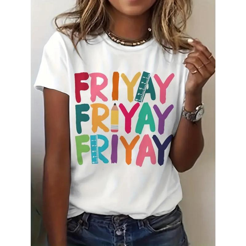Cheerful "FRIYAY School Themed Graphics - Adult & Kids T-Shirts, Sweatshirts & Hoodies apparel design preview 1