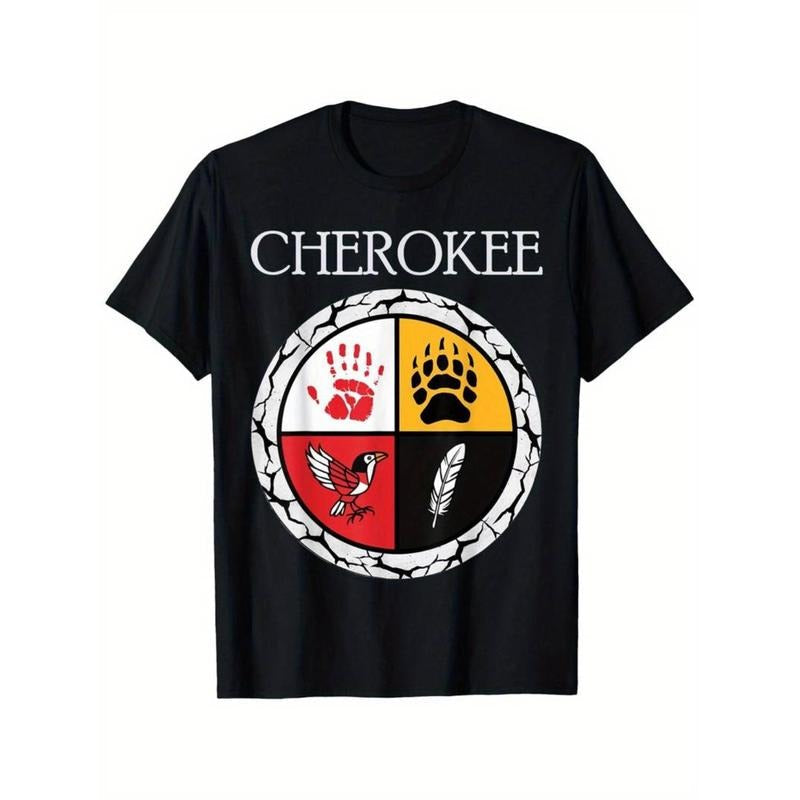 Cherokee Tribe Indian Medicine Wheel 100% Pure Cotton - Adult & Kids T-Shirts, Sweatshirts & Hoodies apparel design preview 1