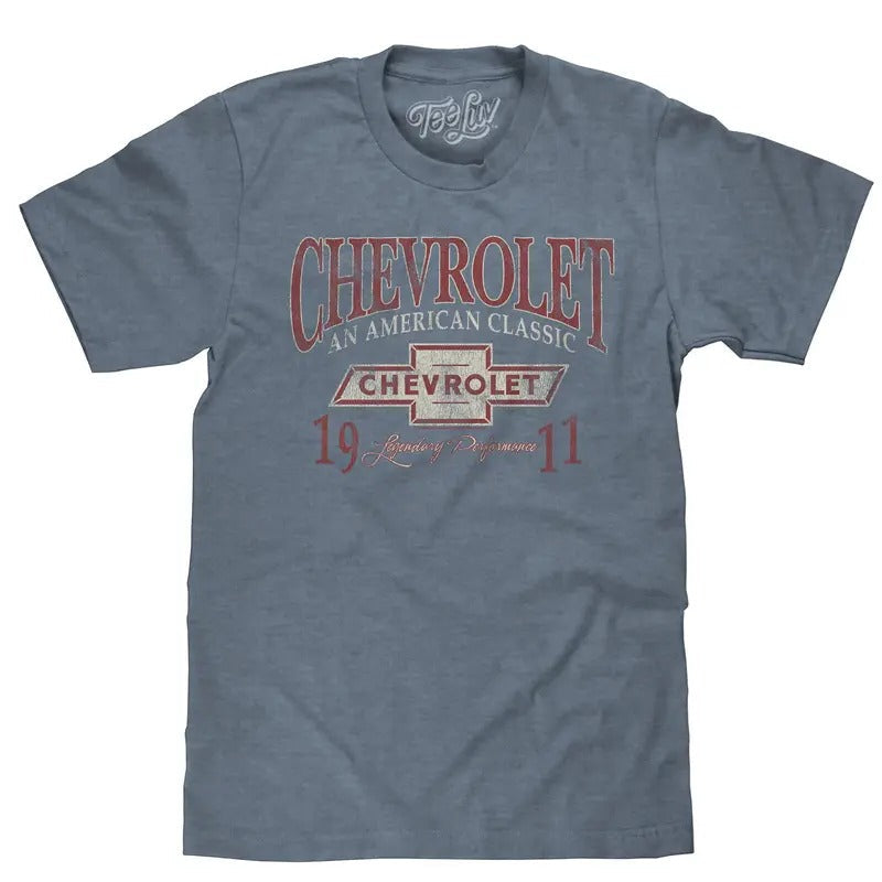 Chevrolet American Classic Big Tall Indigo - Adult & Kids T-Shirts, Sweatshirts & Hoodies apparel design preview 1