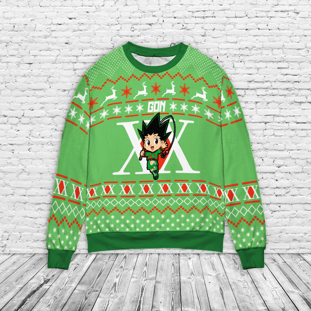 Chibi Gon 3D Christmas Sweater - Holiday Gift product image