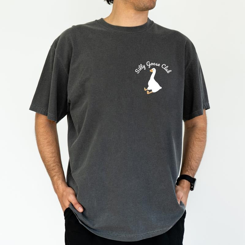 ChicCotton Funny Goose Club Comfort Colors Meme - Adult & Kids T-Shirts, Sweatshirts & Hoodies apparel design preview 1
