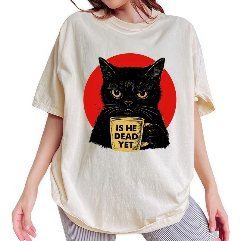 ChicCotton Is He Deaad Yet Comfort Colors Dark Humor - Adult & Kids T-Shirts, Sweatshirts & Hoodies apparel design preview 1