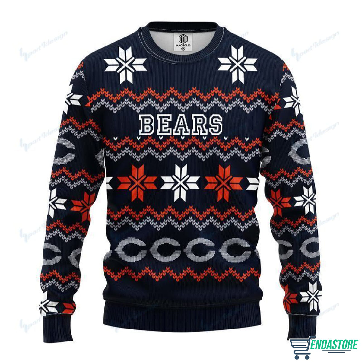 Chicago Bears 3D Ugly Christmas Sweater - Holiday Gift product image