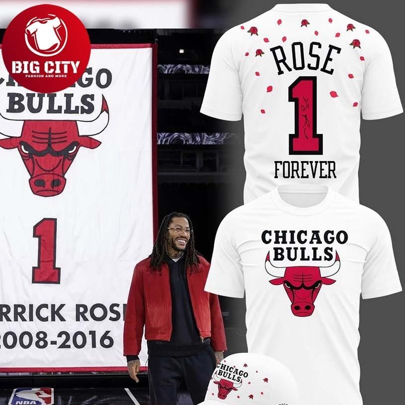 Chicago Bulls Derrick Rose x Legend Tribute Night - Adult & Kids T-Shirts, Sweatshirts & Hoodies apparel design preview 1