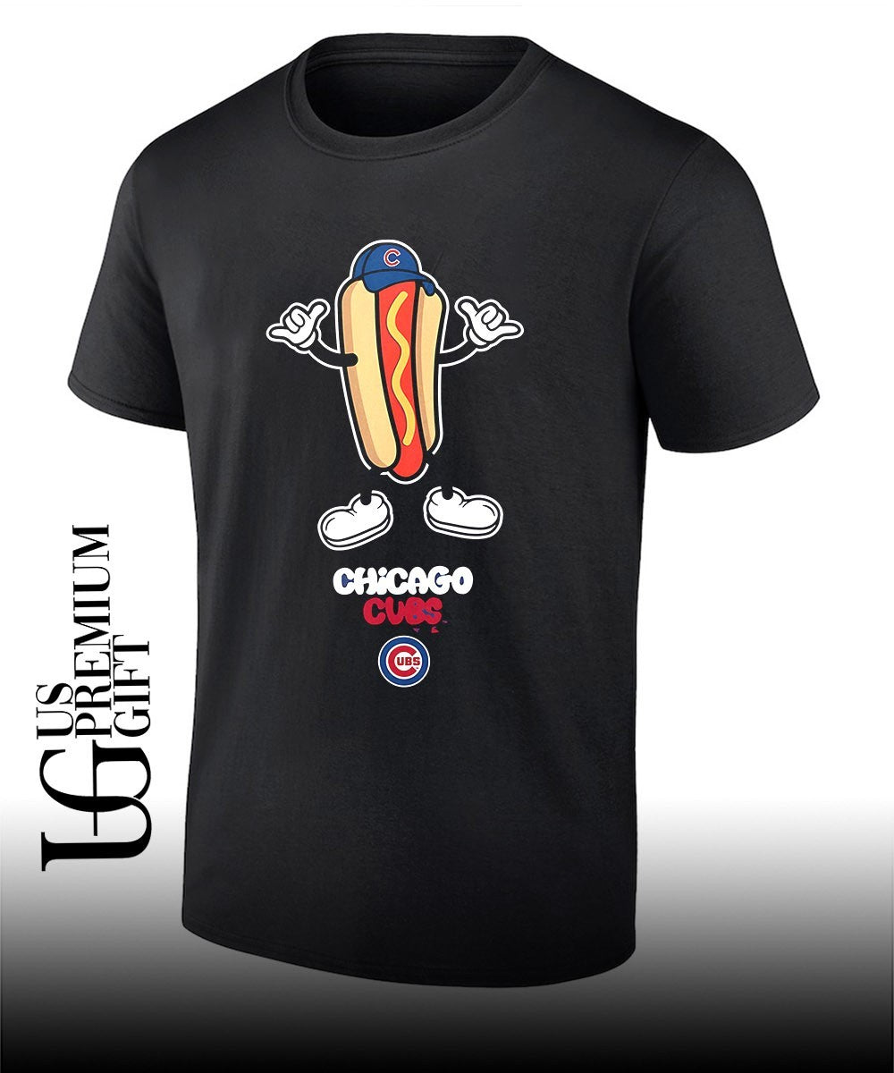 Chicago Cubs Hot Dog MLB - Adult & Kids T-Shirts, Sweatshirts & Hoodies apparel design preview 1