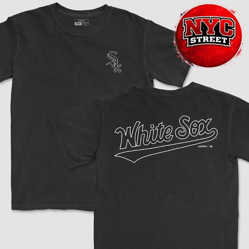 Chicago White Sox MLB Outline Two Sided - Adult & Kids T-Shirts, Sweatshirts & Hoodies apparel design preview 1