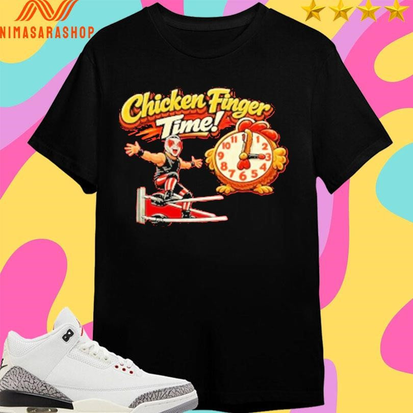 Chicken Finger Time - Adult & Kids T-Shirts, Sweatshirts & Hoodies apparel design preview 1