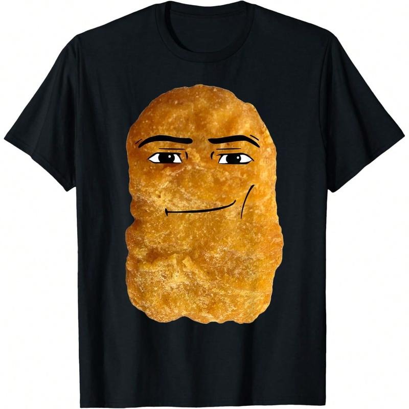 Chicken Nugget Meme Funny Casual Cotton Short Sleeve - Adult & Kids T-Shirts, Sweatshirts & Hoodies apparel design preview 1