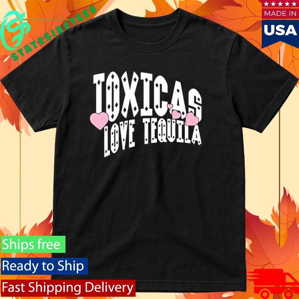 Chicos Toxicos Toxicas Heart Tequila - Adult & Kids T-Shirts, Sweatshirts & Hoodies apparel design preview 1