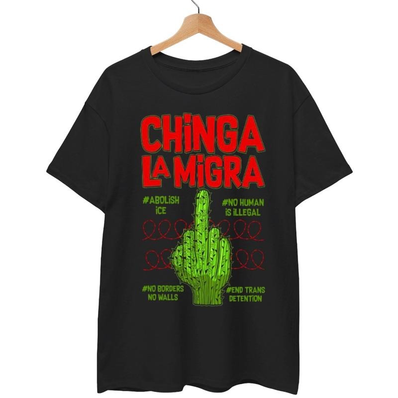 Chinga La Migra Full Size Color - Adult & Kids T-Shirts, Sweatshirts & Hoodies apparel design preview 1