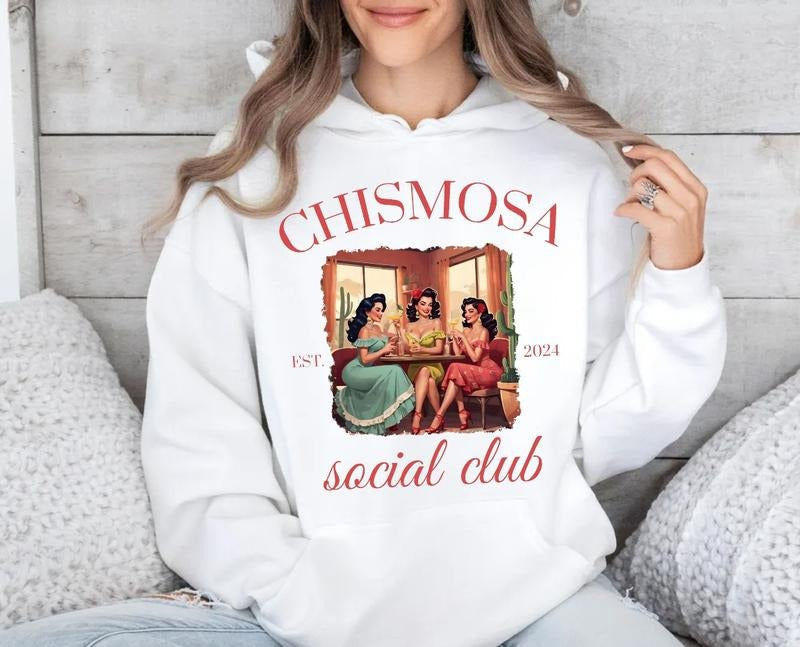 Chismosa Social Club Latina Chisme Mexicana Latinx - Adult & Kids T-Shirts, Sweatshirts & Hoodies apparel design preview 1