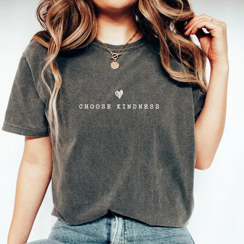 Choose Kindness Kind Teacher Work Appreciation Cute - Adult & Kids T-Shirts, Sweatshirts & Hoodies apparel design preview 1