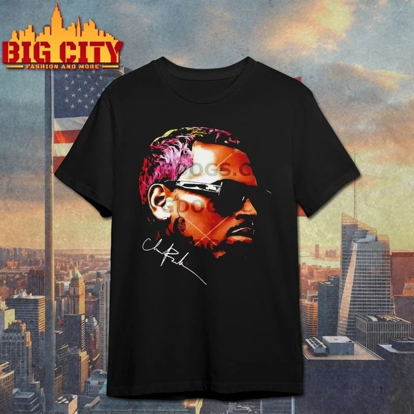 Chris Brown Dyed Hair Breezy Bowl Tour 2026 - Adult & Kids T-Shirts, Sweatshirts & Hoodies apparel design preview 1