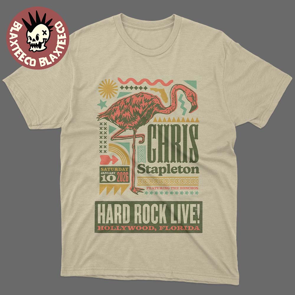 Chris Stapleton Hard Rock Live 2026 Night 1 Event - Adult & Kids T-Shirts, Sweatshirts & Hoodies apparel design preview 1
