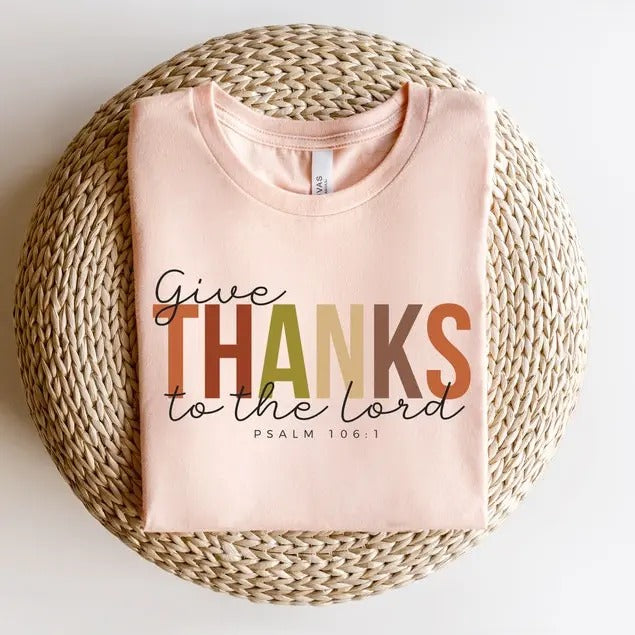 Christian Fall Religious 'Thankful' Message Cozy - Adult & Kids T-Shirts, Sweatshirts & Hoodies apparel design preview 1