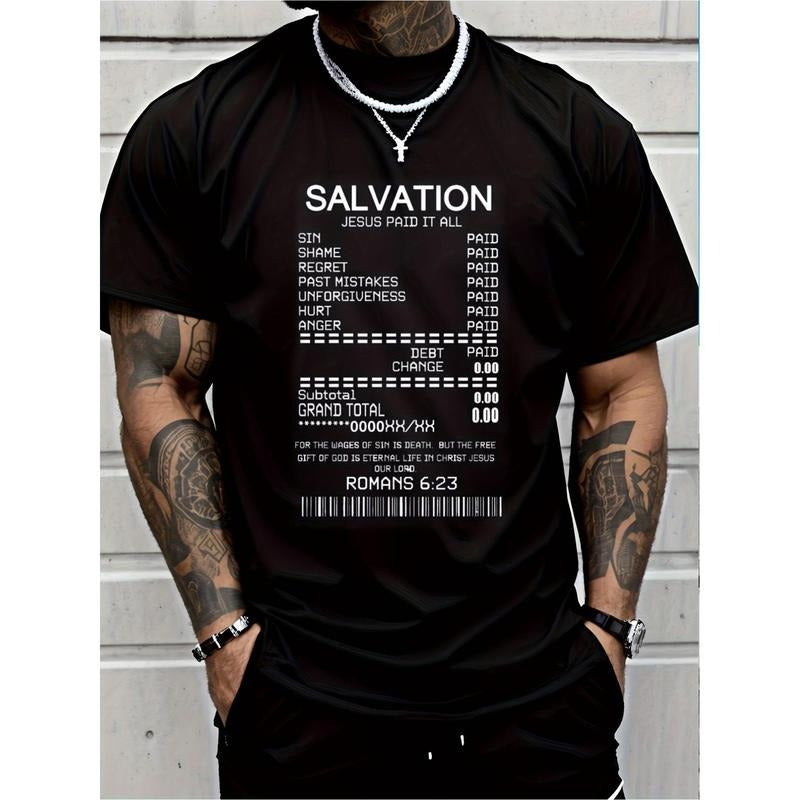 [Christian Redemption Jesus Pays All Receipts Romans - Adult & Kids T-Shirts, Sweatshirts & Hoodies apparel design preview 1