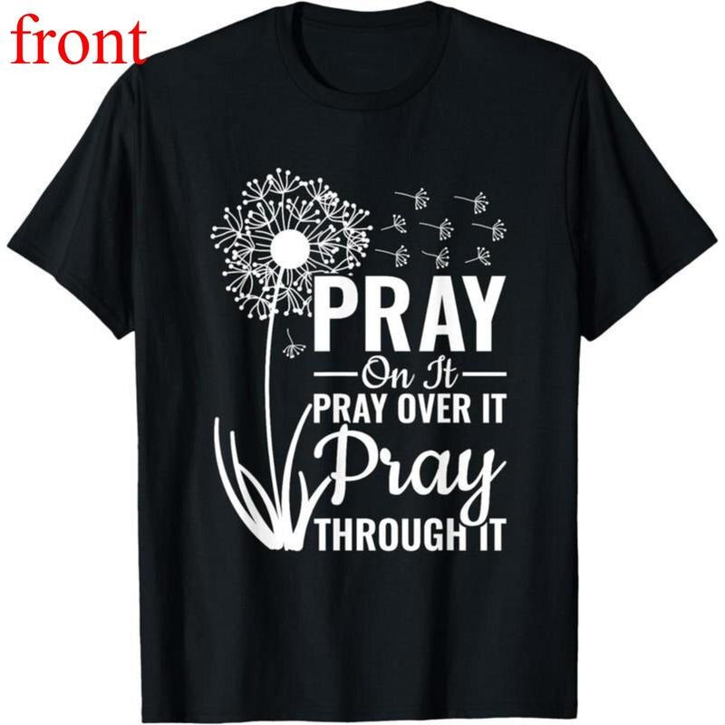 Christian Religious Pray Over Through Summer Casual - Adult & Kids T-Shirts, Sweatshirts & Hoodies apparel design preview 1
