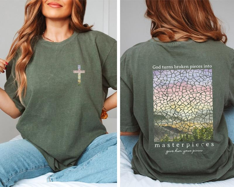 Christian Bible Verse Religious Jesus Baptism Her - Adult & Kids T-Shirts, Sweatshirts & Hoodies apparel design preview 1