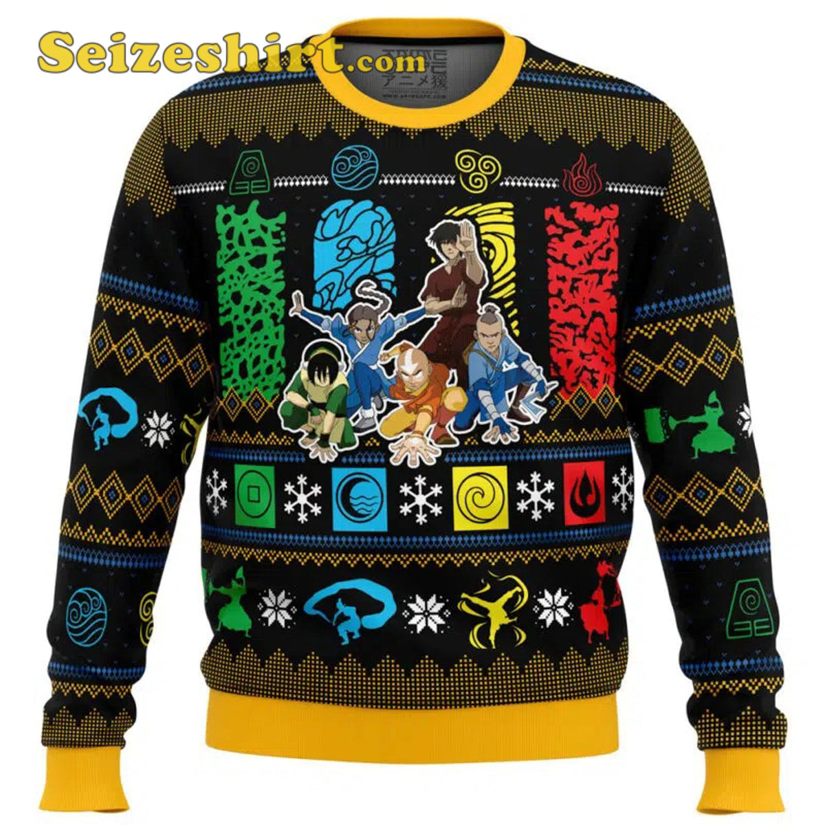 Christmas Avatar Last Airbender Ugly Christmas Sweater - Holiday Gift product image