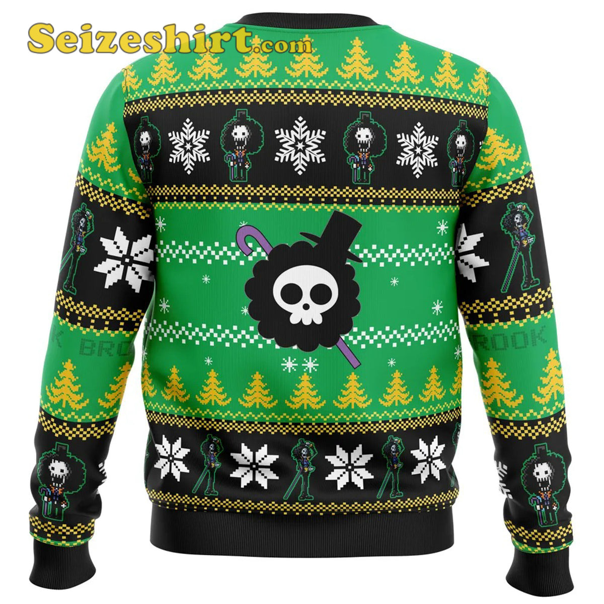 Christmas Brook One Piece , Men’s V Neck Ugly Christmas Sweater - Holiday Gift product image 4