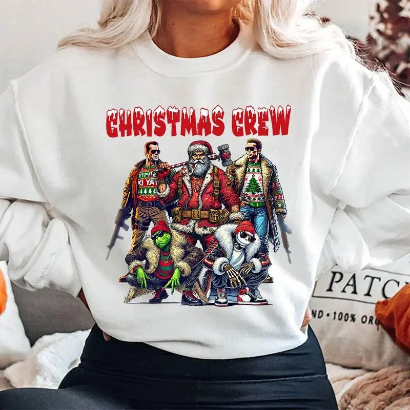 CREW Movies Characters Xmas - Adult & Kids T-Shirts, Sweatshirts & Hoodies apparel design preview 1