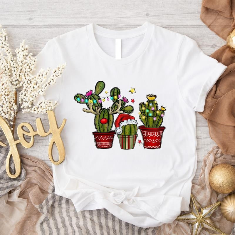 Cactus Lover Winter Plant Western Light - Adult & Kids T-Shirts, Sweatshirts & Hoodies apparel design preview 1