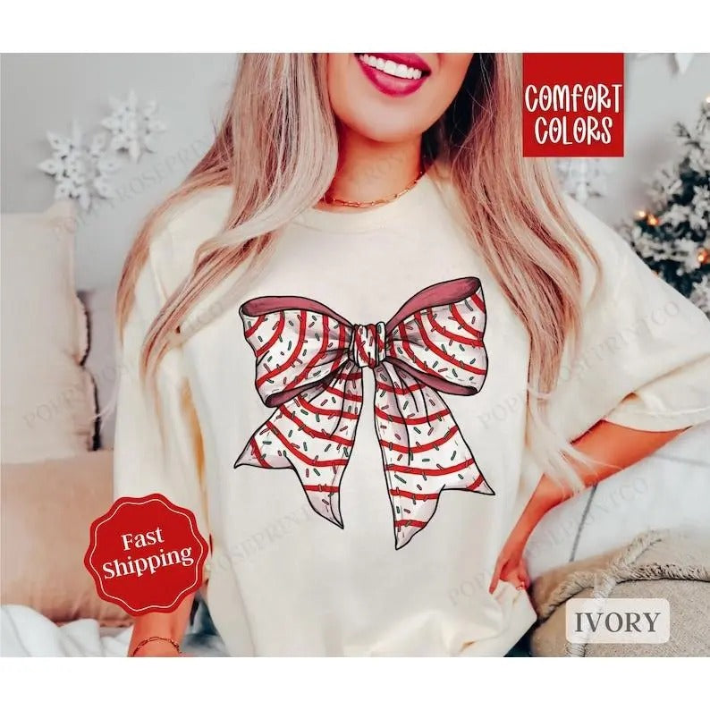 Cake Bow Coquette Her - Adult & Kids T-Shirts, Sweatshirts & Hoodies apparel design preview 1