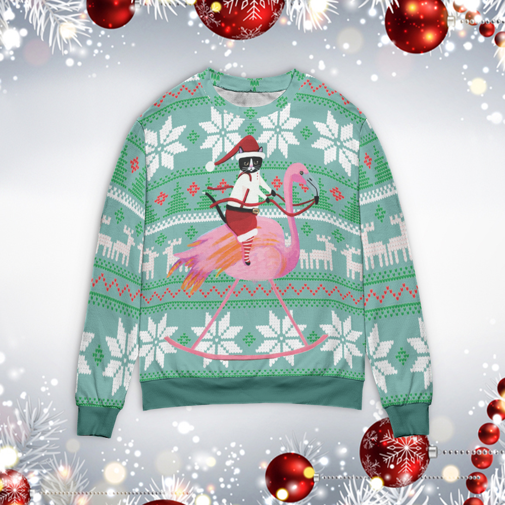 Cheetos Chester Cheetah Fireplace 3D Christmas Sweater - Holiday Gift product image 4