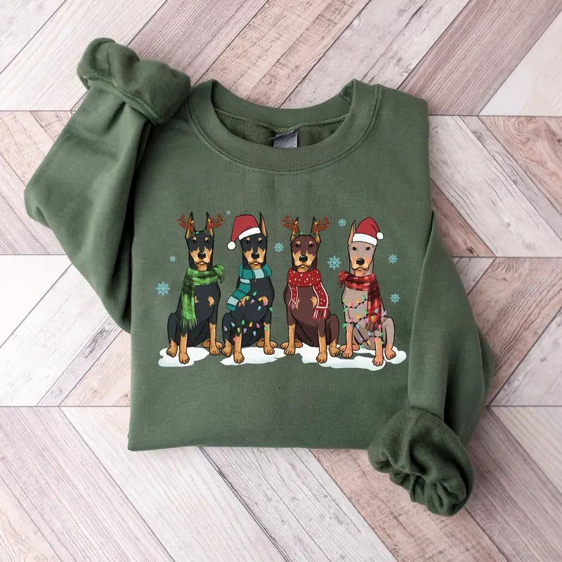 Corgi Dog Owner Mom Xmas Teestyle{N002}2 - Adult & Kids T-Shirts, Sweatshirts & Hoodies apparel design preview 1