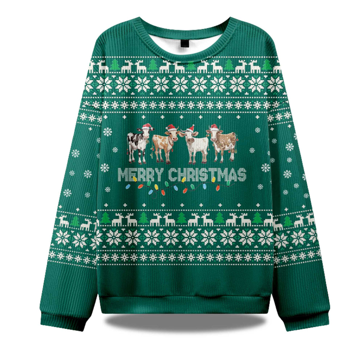 Christmas Cow Ugly Christmas Sweater - Holiday Gift product image
