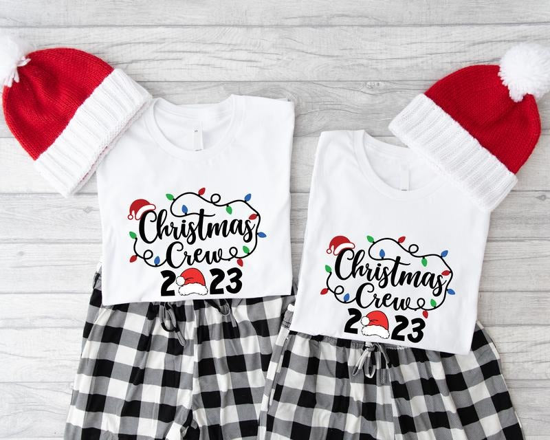 Crew 2023 Family Matching Cousin Squad Reunion Party - Adult & Kids T-Shirts, Sweatshirts & Hoodies apparel design preview 1
