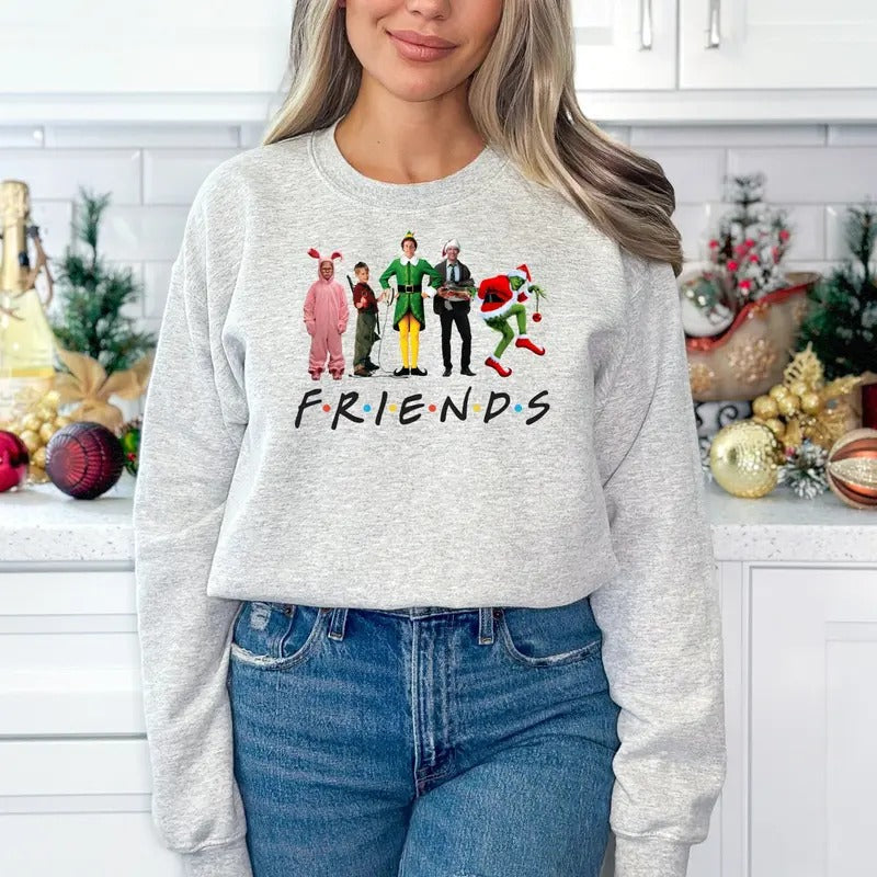 Friends Movie Funny Party 90'S Elfstyle{N002}2 - Adult & Kids T-Shirts, Sweatshirts & Hoodies apparel design preview 1