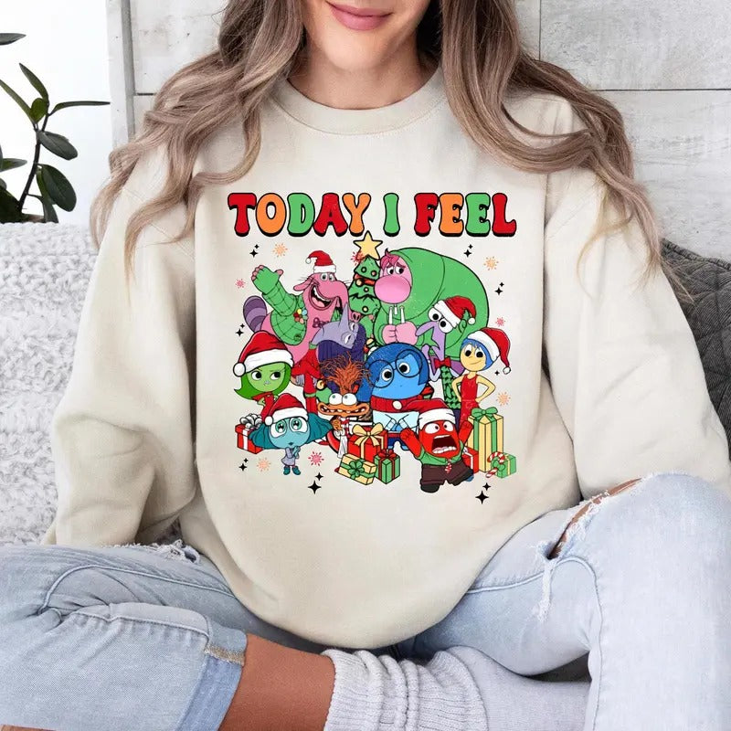Inside Out 2 Today I Feel Mental Health 2shirt - Adult & Kids T-Shirts, Sweatshirts & Hoodies apparel design preview 1