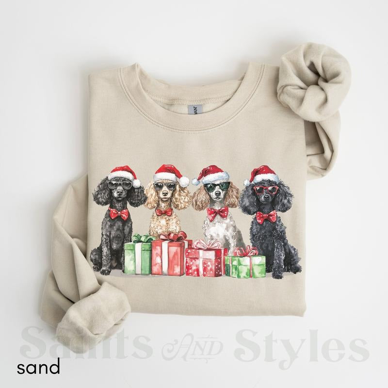 Poodle Mom Dad Pet Parent Funny Dog Standard - Adult & Kids T-Shirts, Sweatshirts & Hoodies apparel design preview 1