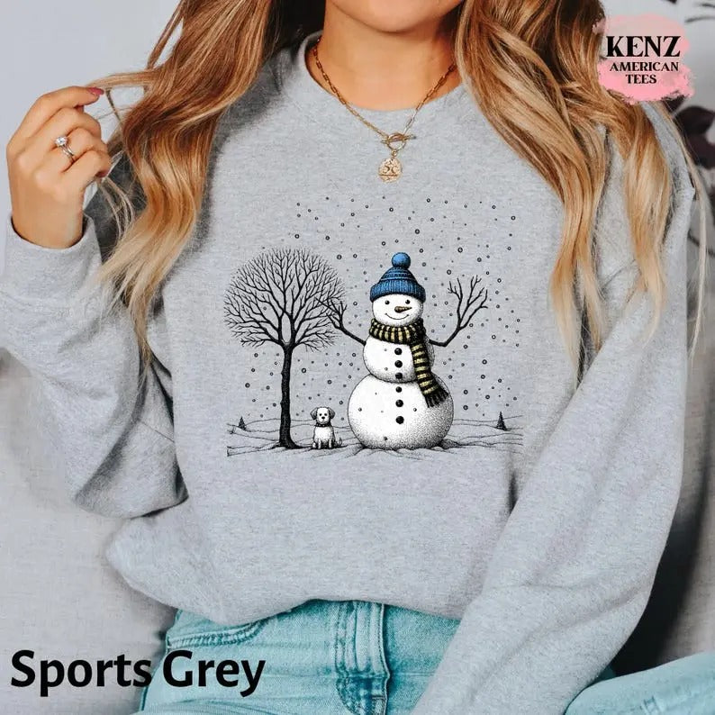 Snowman - Adult & Kids T-Shirts, Sweatshirts & Hoodies apparel design preview 1