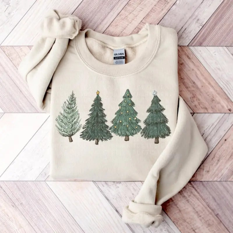 Tree Winter Matching Toddlerstyle{N002}2 - Adult & Kids T-Shirts, Sweatshirts & Hoodies apparel design preview 1