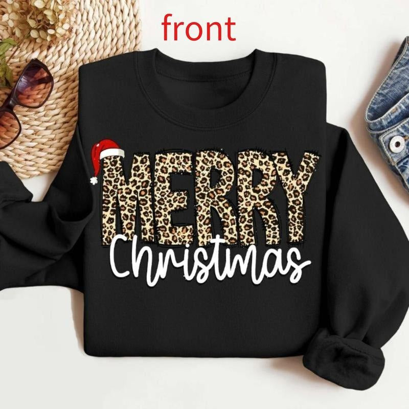 Merry Leopard Printed - Adult & Kids T-Shirts, Sweatshirts & Hoodies apparel design preview 1