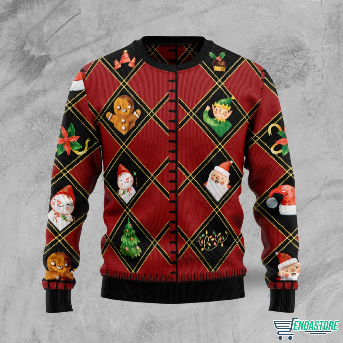 Christmas Symbols 3D Ugly Christmas Sweater - Holiday Gift product image