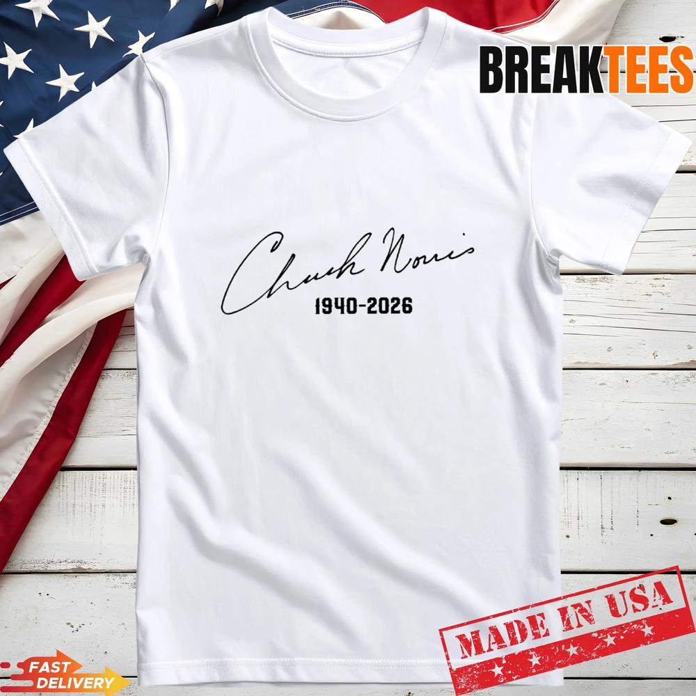 Chuck Norris 1940-2026 - Adult & Kids T-Shirts, Sweatshirts & Hoodies apparel design preview 1