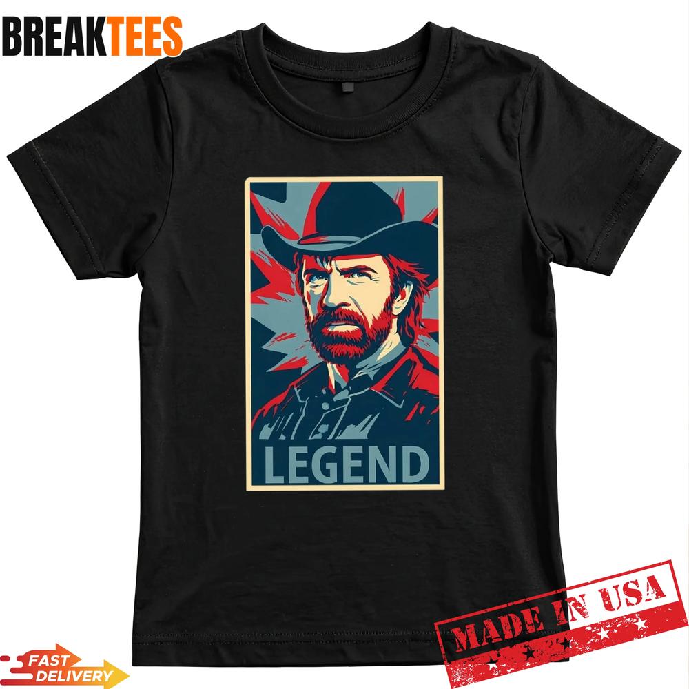 RIP Chuck Norris Legend Vintage - Adult & Kids T-Shirts, Sweatshirts & Hoodies apparel design preview 1