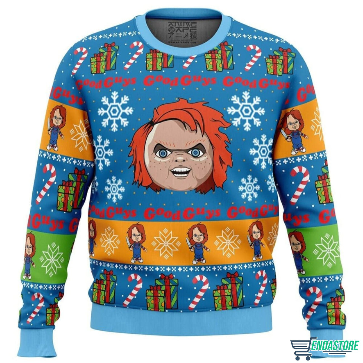 Chucky Good Guys 3D Ugly Christmas Sweater - Holiday Gift product image