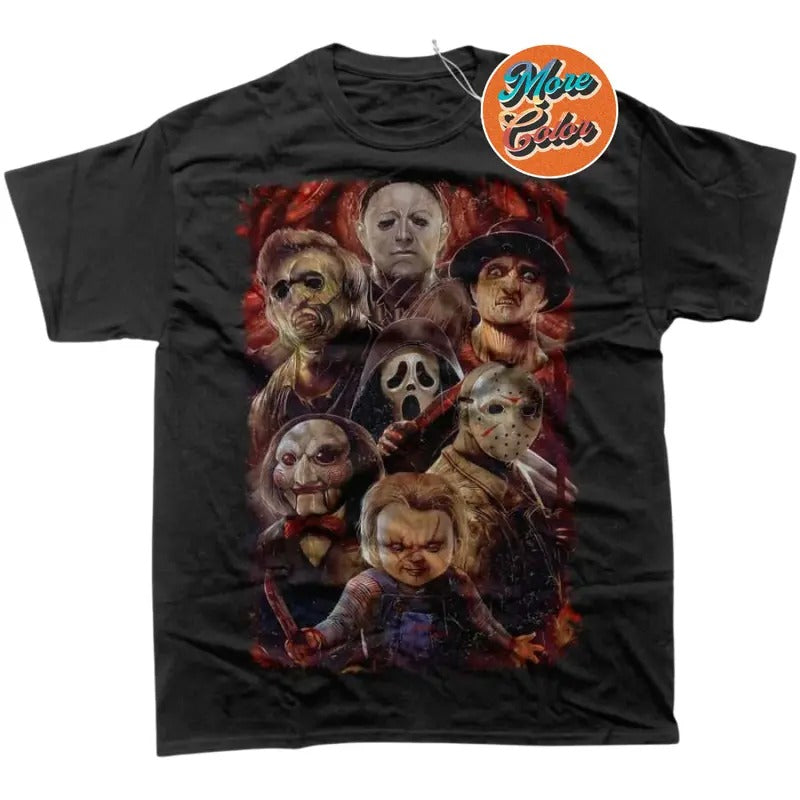 Chucky Freddy Krueger Jason Voorhees Horror Cotton - Adult & Kids T-Shirts, Sweatshirts & Hoodies apparel design preview 1