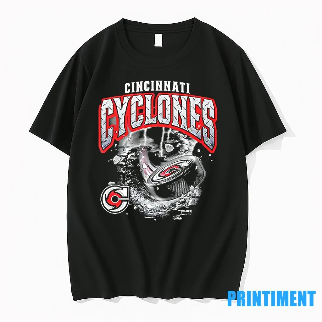 Cincinnati Cyclones Storm Warning Sweater - Adult & Kids T-Shirts, Sweatshirts & Hoodies apparel design preview 1