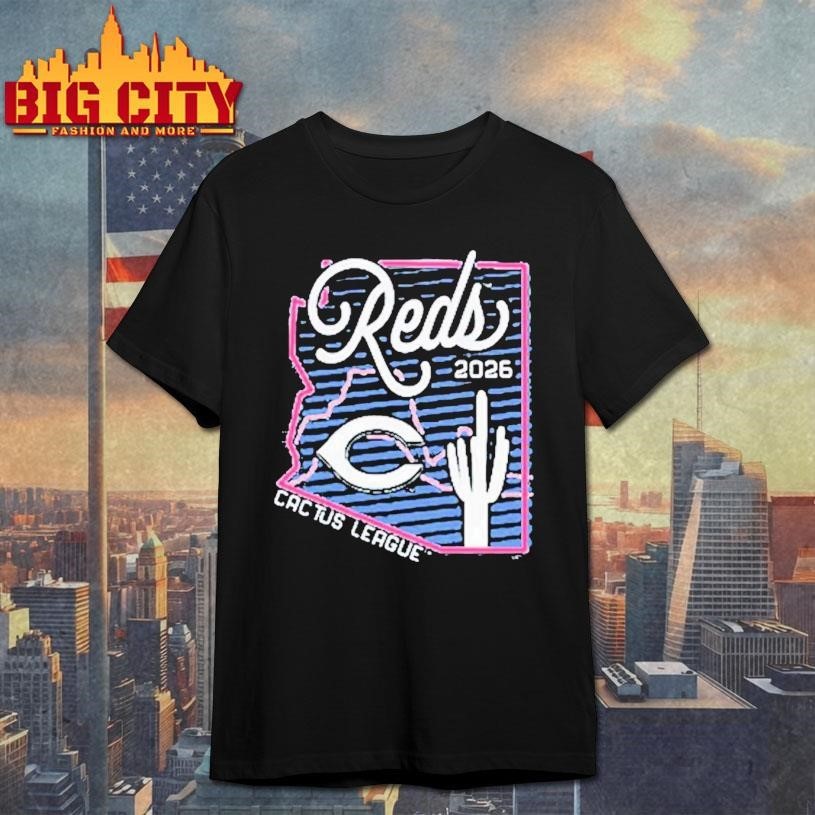 Cincinnati Reds 2026 Spring Training Cactus League - Adult & Kids T-Shirts, Sweatshirts & Hoodies apparel design preview 1