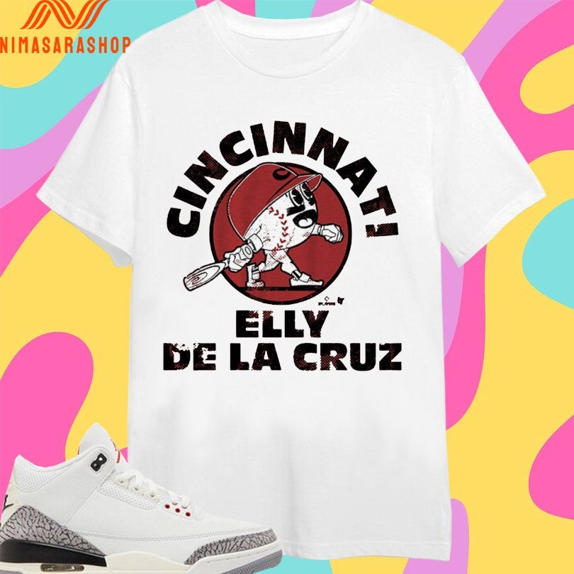 Cincinnati Reds Elly De La Cruz Baseball Buddies - Adult & Kids T-Shirts, Sweatshirts & Hoodies apparel design preview 1