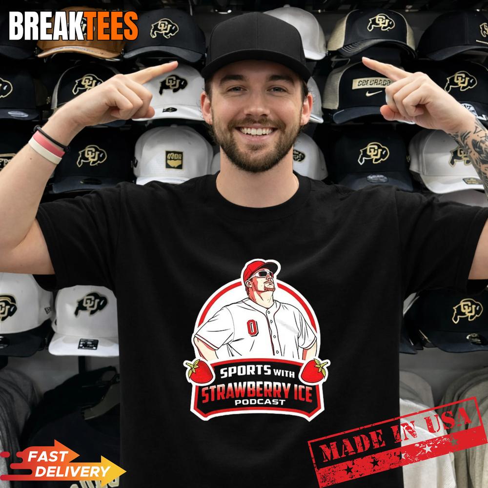 Cincinnati Reds Sports with Strawberry Ice - Adult & Kids T-Shirts, Sweatshirts & Hoodies apparel design preview 1