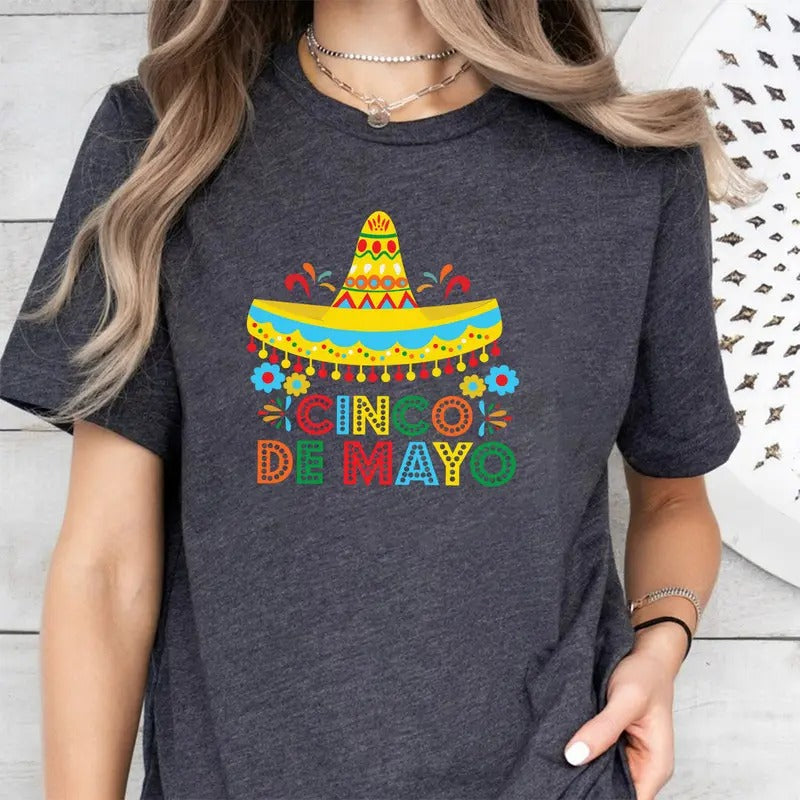 Cinco De Mayo Mexican Fiesta Festival Happy - Adult & Kids T-Shirts, Sweatshirts & Hoodies apparel design preview 1